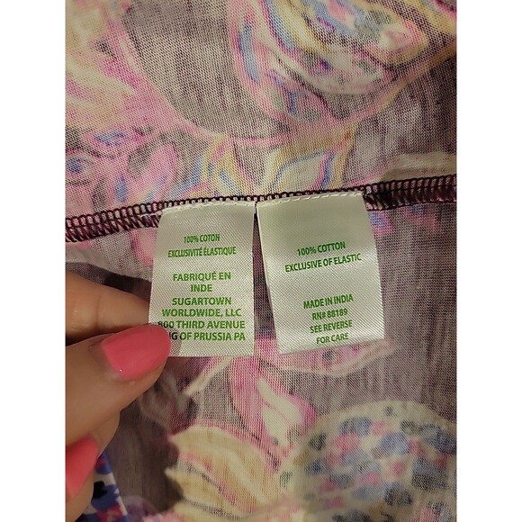 NWT Lilly Pulitzer Norris Dress Amarena Cherry Tropical With Twist Size Large - Picture 7 of 8